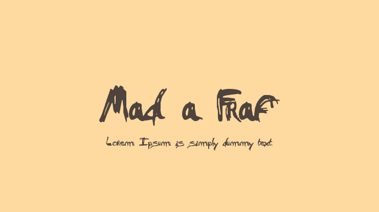 Mad a Fraf Font