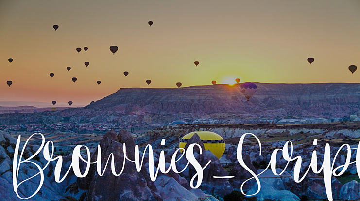 Brownies_Script Font