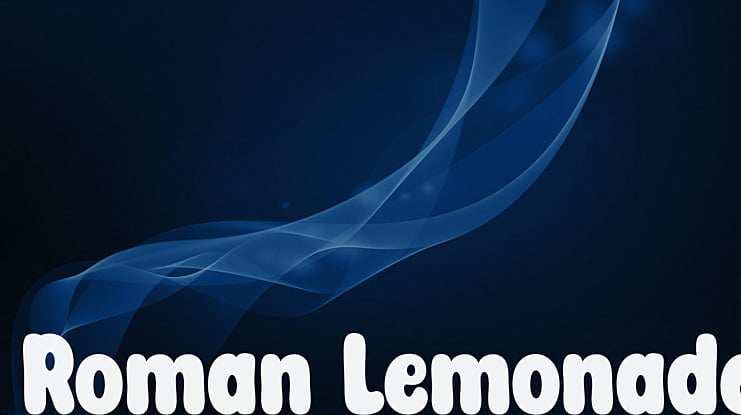 Roman Lemonade Font