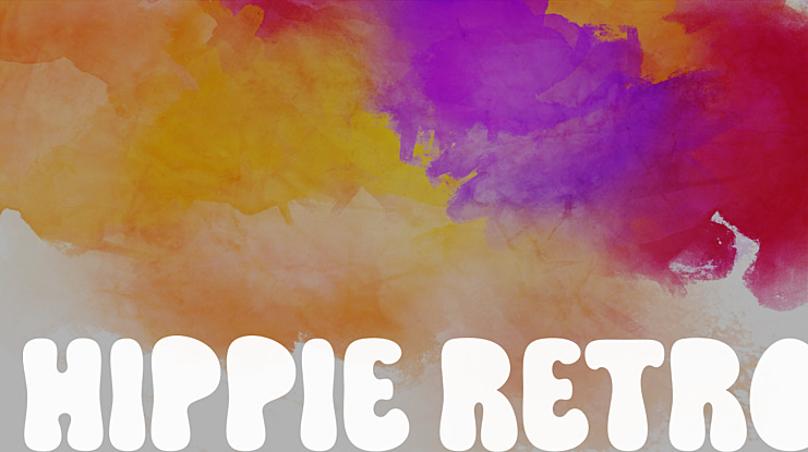 Hippie Retro Font