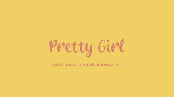 Pretty Girl Font