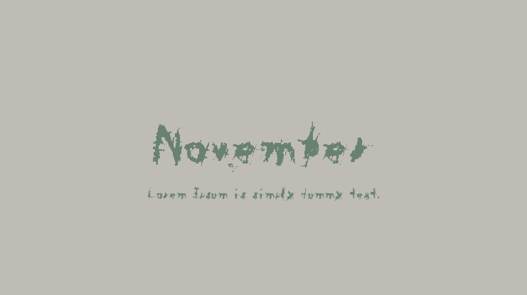 November Font