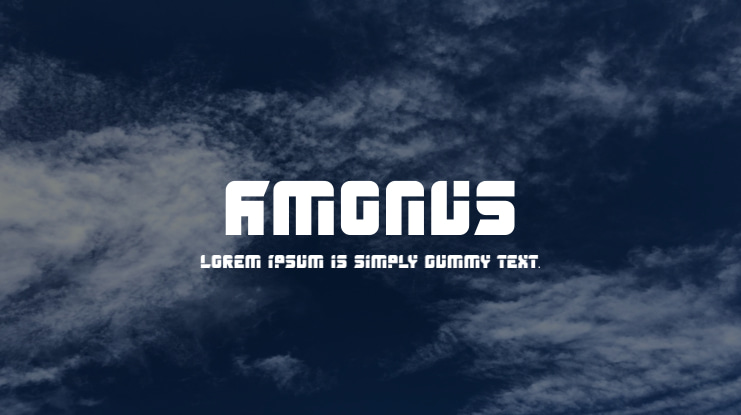 Amonus Font