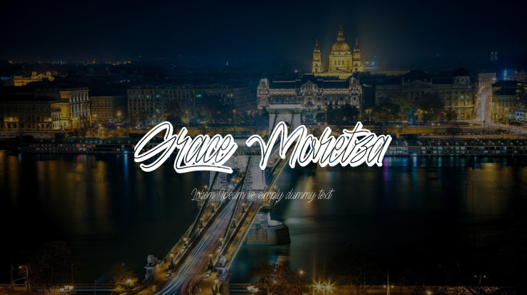 Grace Moretza Font Family