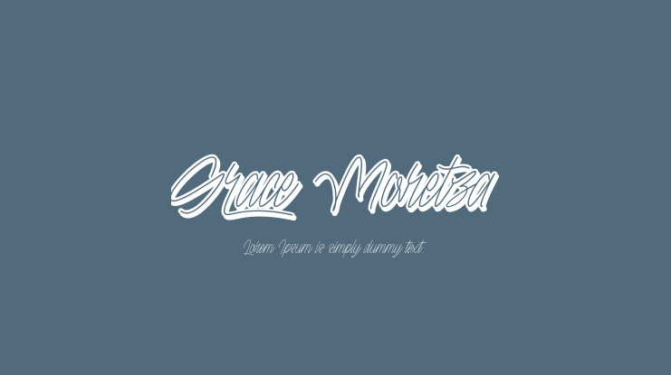 Grace Moretza Font Family