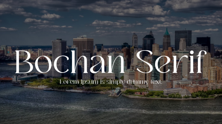 Bochan Serif Font