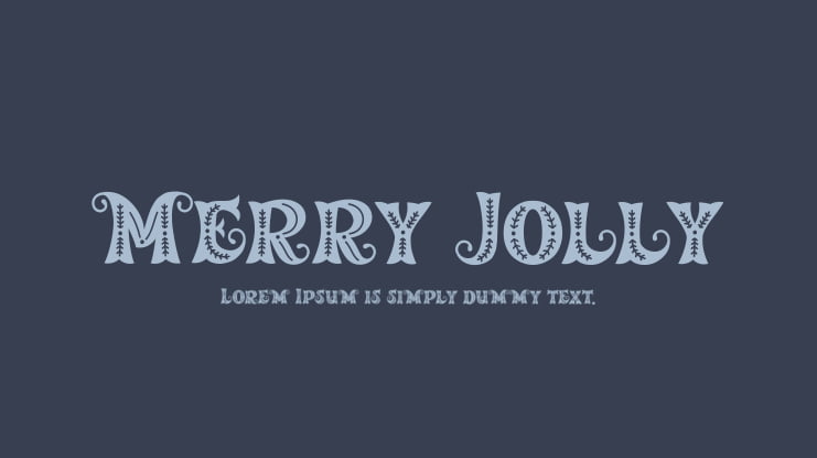 Merry Jolly Font