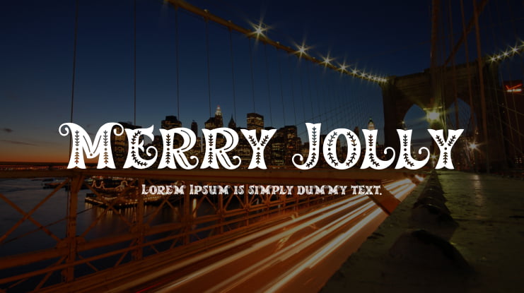Merry Jolly Font