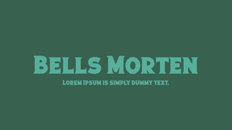 Bells Morten Font