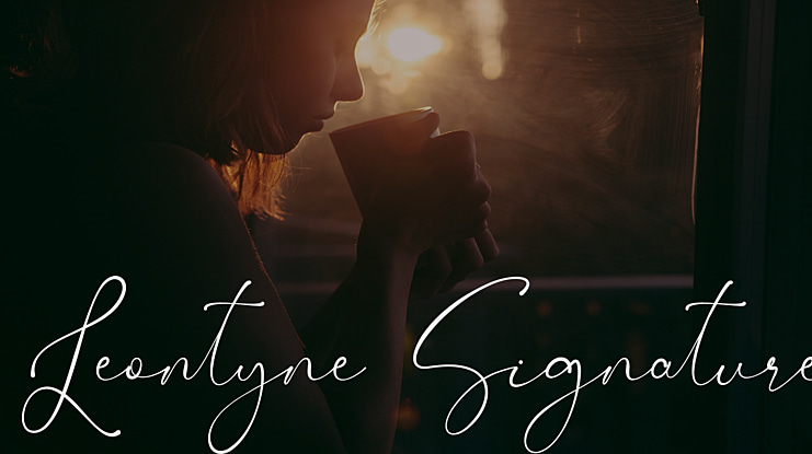 Leontyne Signature Font