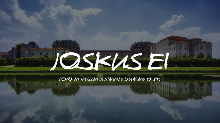 Joskus Ei Font