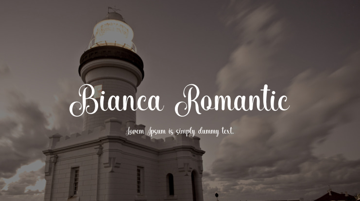 Bianca Romantic Font