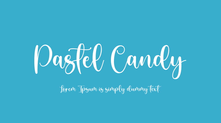 Pastel Candy Font