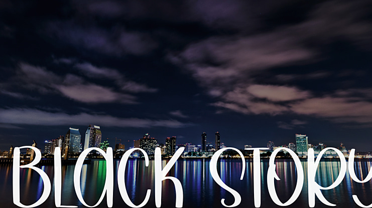 Black Story Font