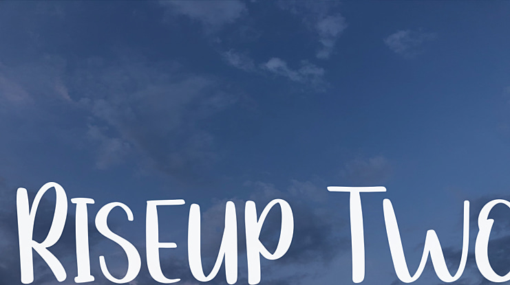 Riseup Two Font