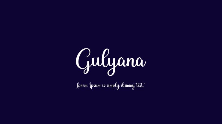 Gulyana Font