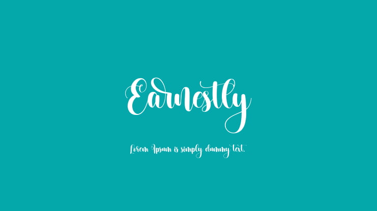 Earnestly Font