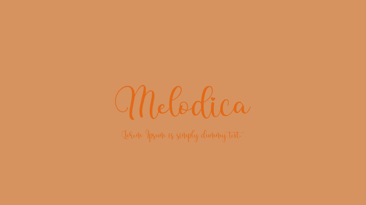 Melodica Font