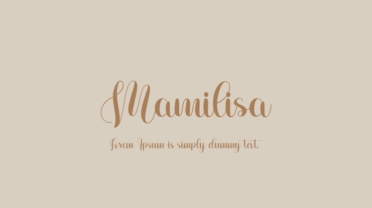 Mamilisa Font