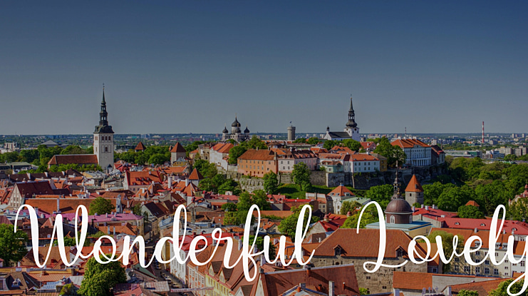 Wonderful Lovely Font