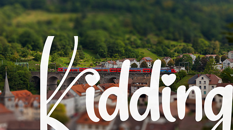 Kidding Font