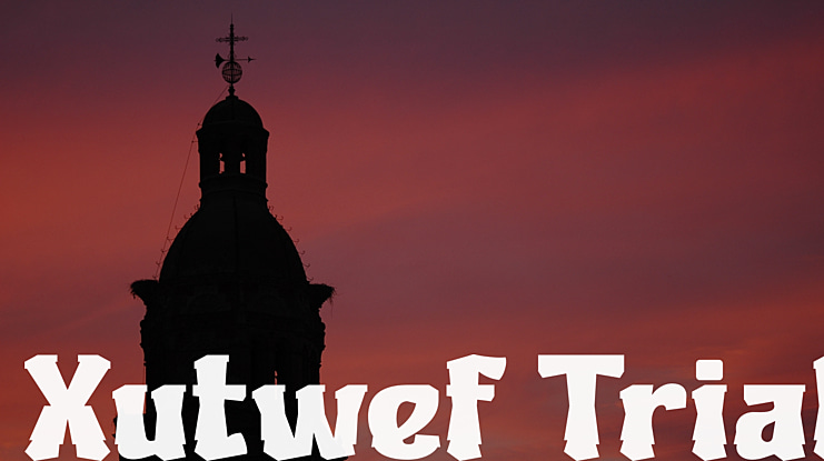 Xutwef Trial Font