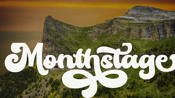Monthstage Font