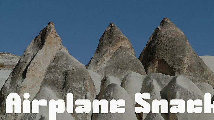 Airplane Snack Font