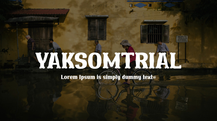 YAKSOMTRIAL Font