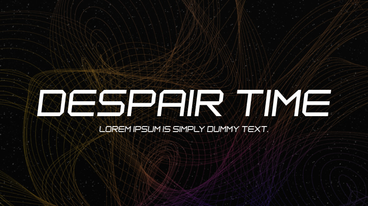 Despair Time Font Family