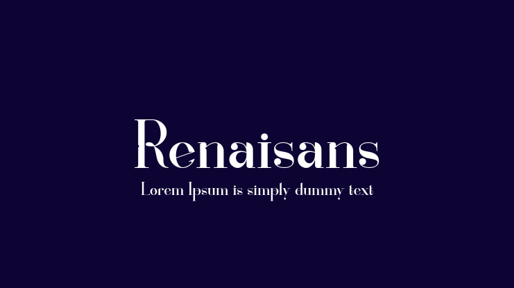 Renaisans Font