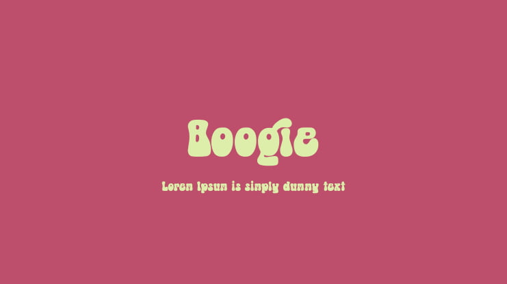 Boogie Font Family