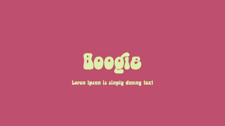 Boogie Font Family