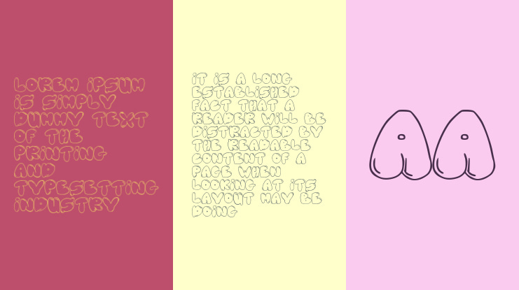 Bubblemark Font Family