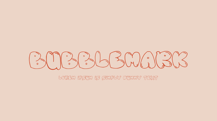 Bubblemark Font Family