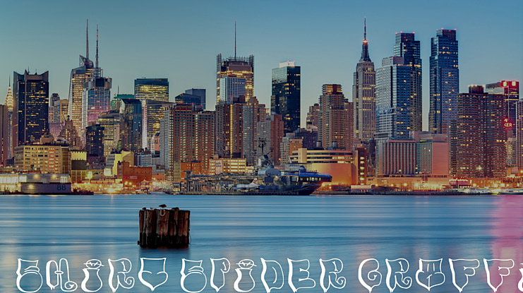 Shirt Spider Graffiti Font