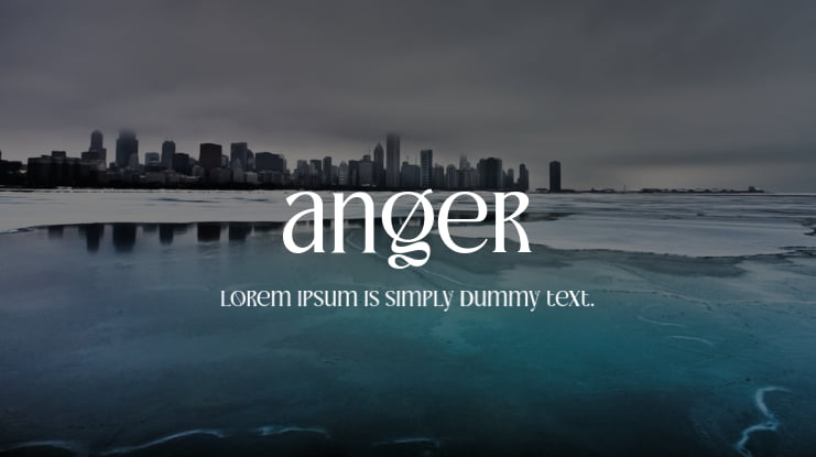 anger Font