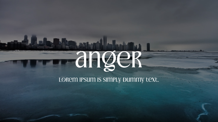 anger Font