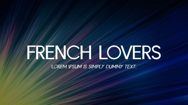 FRENCH LOVERS Font