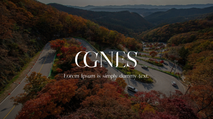 OGNES Font Family