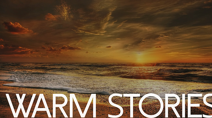 WARM STORIES Font