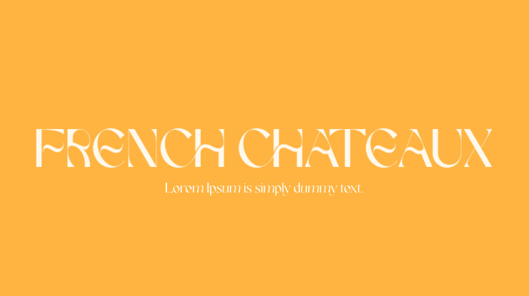 FRENCH CHATEAUX Font