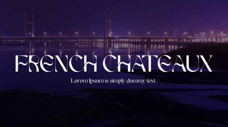 FRENCH CHATEAUX Font
