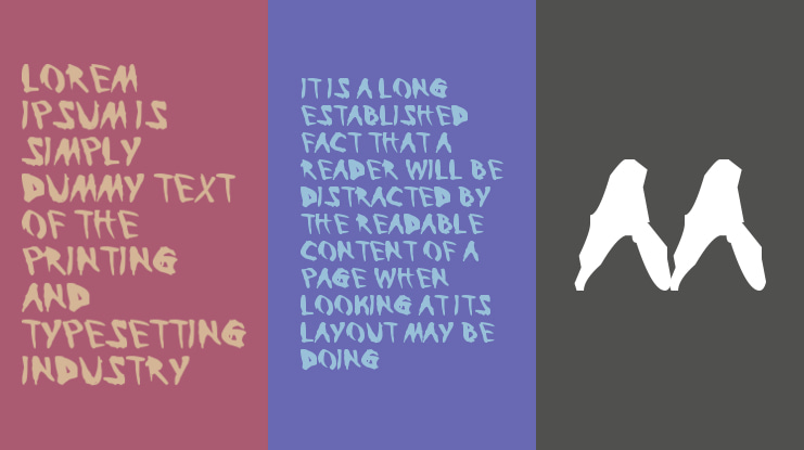 Bleeding Trough Font