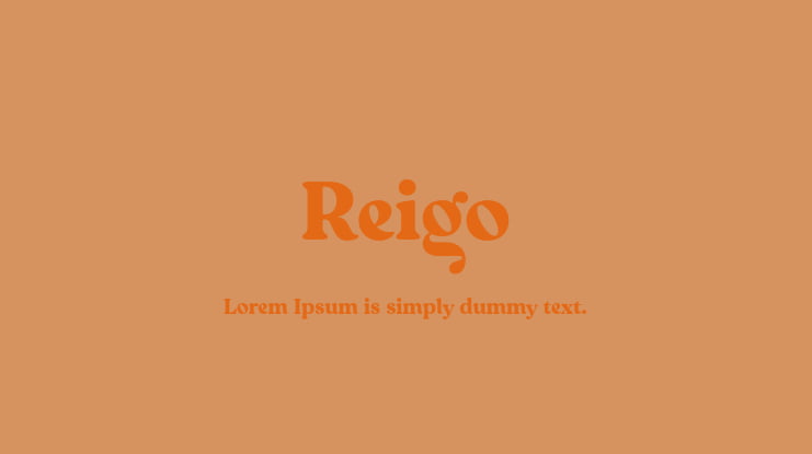 Reigo Font