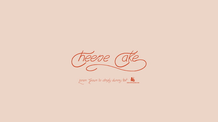 Cheese Cake) Font