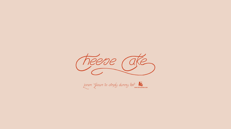 Cheese Cake) Font