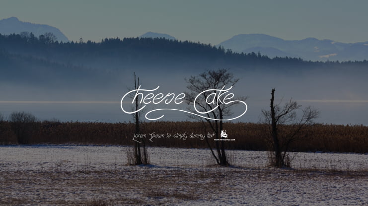 Cheese Cake) Font