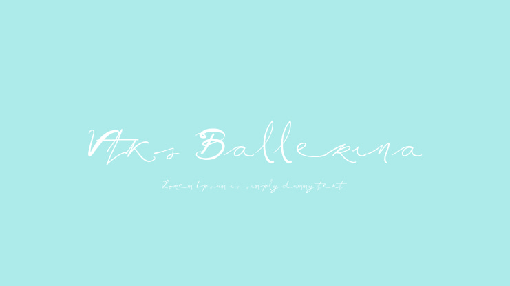 Vtks Ballerina Font