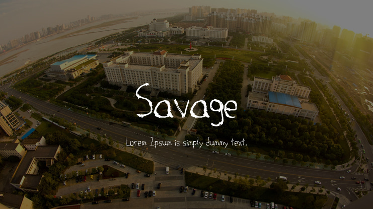 Savage Font